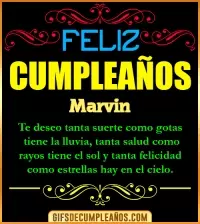 Frases de Cumpleaños Marvin